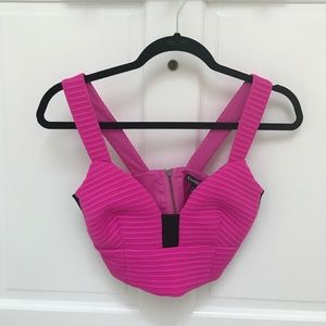 Hot Pink Express Crop Top